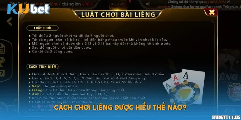 Cách chơi Liêng được hiểu thế nào?