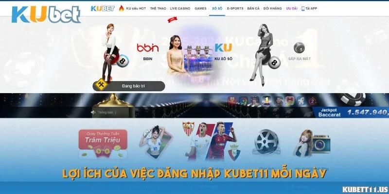 Lợi ích của việc đăng nhập Kubet11 mỗi ngày