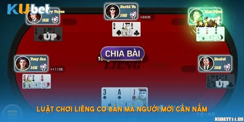 Luật chơi Liêng cơ bản mà người mới cần nắm