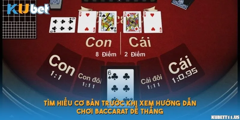 Tìm hiểu cơ bản trước khi xem hướng dẫn chơi Baccarat dễ thắng